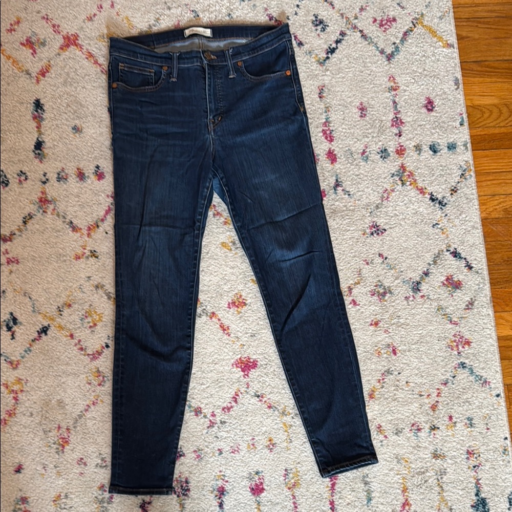 Madewell 9in high rise skinny jeans